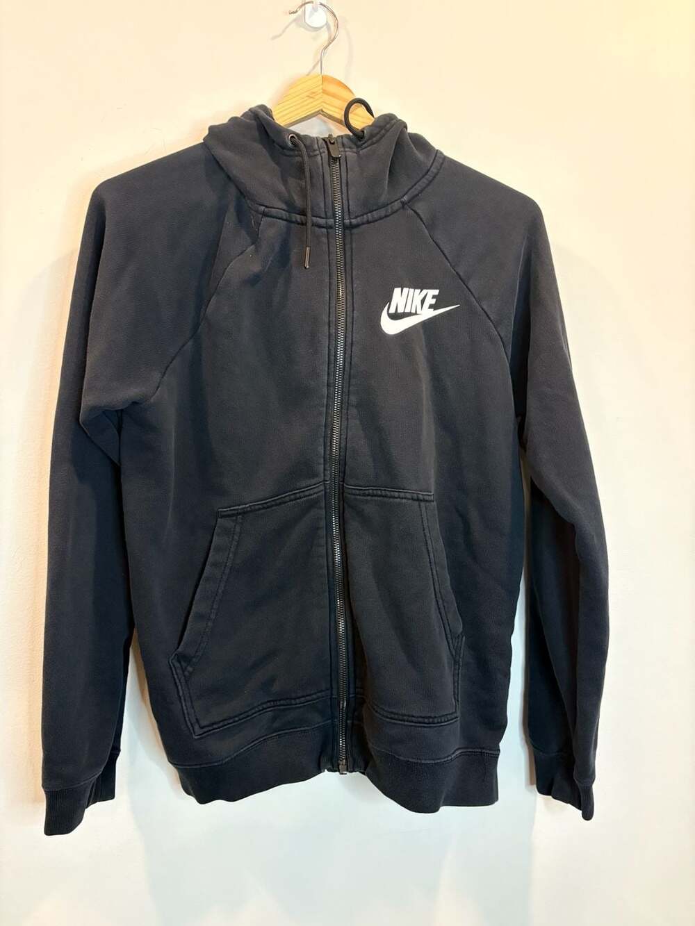 Nike Sportswear NSW Full-Zip Fleece Hoodie in Black